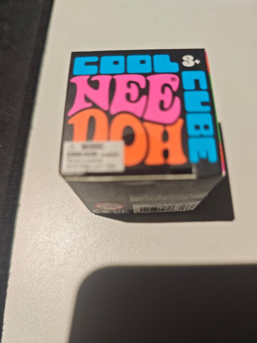 Nee Doh® Cool Cube Squish Toy - green - 1.25"